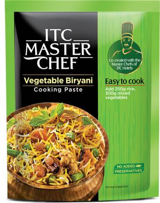 ITC Master Chef Vegetable Biryani Cooking Paste, Ready to Cook