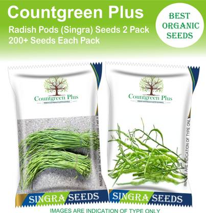 Countgreen Plus Radish Pods (Singra/Moongra) Vegetable Seeds Seed