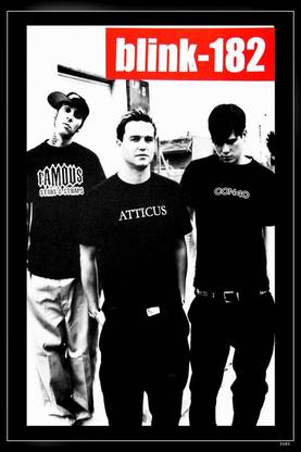Blink-182 Blink One Eighty Two An American Rock Band Mark Hoppus Travis Barker Matt Skiba Matte Finish Poster Paper Print