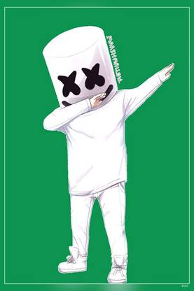 Marshmello Christopher Comstock An American Electronic Music Producer And Dj Matte Finish Poster Paper Print