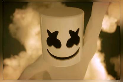 Marshmello Christopher Comstock Electronic Dance Music Producer Dj Matte Finish Poster Paper Print