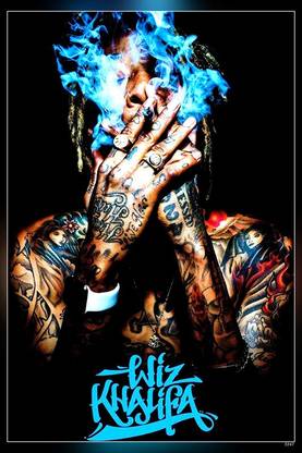 Wiz Khalifa Smoke Matte Finish Poster Paper Print