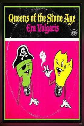 Queens Of The Stone Age: Era Vulgaris Album Cover Matte Finish Poster Paper Print