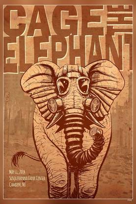 Cage The Elephant An American Rock Band Matte Finish Poster Paper Print