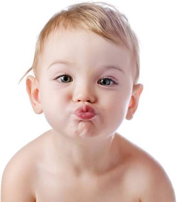 Cute Baby Poster MultiColor PhotoPaper Print (12 inch X 18 inch, Rolled) Photographic Paper