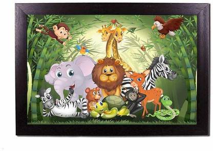 Wooden Lap Tray Desk Laptop Tray (Large, 12'' x 18'')(h) Canvas Art