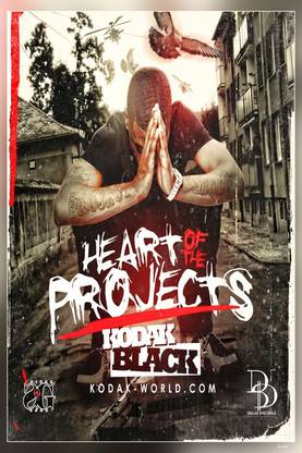 Kodak Black Famous American Rapper And Singer Quoted Matte Finish Poster Paper Print