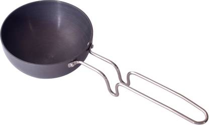 Prokitch Hard Anodized Big Tadka Pan (12cm),Aluminium, Black Tadka Pan 12 cm diameter 0.4 L capacity