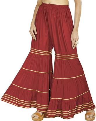 PLAZO Maroon-sarar Pettipant