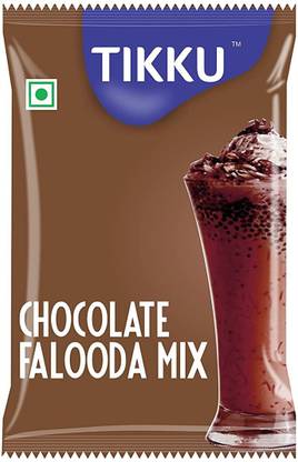 tikku Chocolate FALOODA Mix 100g Pouch Packs of 4 100 g