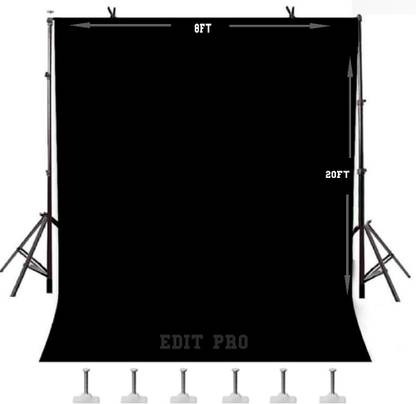 EDIT PRO 8FT X 20FT BLACK SCREEN LEKERA STUDIO BACKGROUND PHOTOGRAPHY. READ DETAILS. Reflector