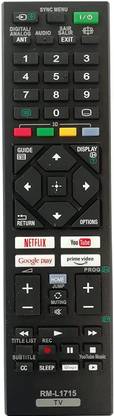 BhalTech RM-L1715 LCD LED Smart 3D TV Universal with Google Play Function Compatible Sony Bravia Remote Controller