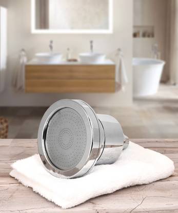 Water Theory Overhead Rain Shower Head with 18-Stage Filter Hard Water Softener Shower Head