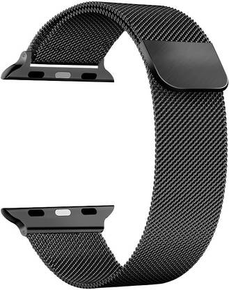 SoSh Stainless Steel 42mm/44mm/45mm Milanese Band with Magnetic Closure Smart Watch Strap