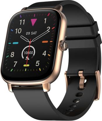 Noise Icon Buzz 1.69″ Display with Bluetooth Calling, Built-In Games, Voice Assistant Smartwatch  (Midnight Gold Strap, Regular) at Rs. 1204
