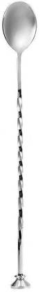 finality Stainless Steel Bar Spoon with Small Crusher Stainless Steel 29 cm Stirrer