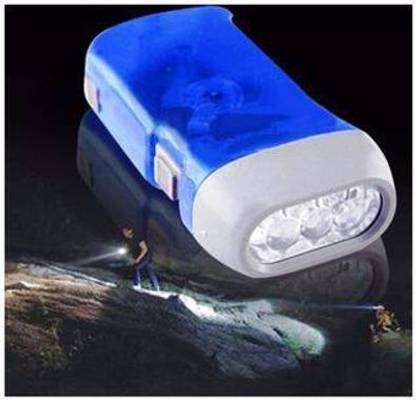 Triangle Ant ™ Mini Hand crank led flashlight Promotion Dynamo Hand pressing Flashlight Torch