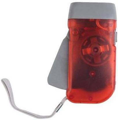 FITUP ™ 3 Led Dynamo Flashlight for Camping, Hiking And Survival No Batteries Required Torch