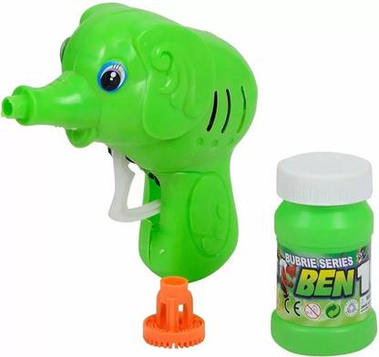 Goods Dock Elephant Bubble Gun Elephant Nose Bubble Blower for Gun Toy (Set of 1) Toy Bubble Maker