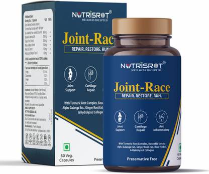 Nutrisrot Joint-Race Supplement for Joint Pain Relief, Cartilage Repair & Bone Health