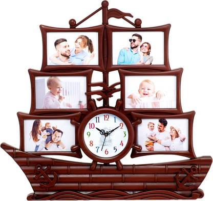 Att'z Analog 59 cm X 49 cm Wall Clock
