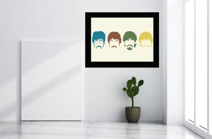 KM(Kreativemart) Funky Wall Poster with frame