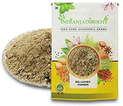 IndianJadiBooti Pure Bilva Bel Bael Leaf Aegle Marmelos Powder, 900 Grams Pack