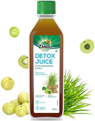 ZANDU Detox Juice | Rich in Vitamin C, Helps with Body Detox and Blood Purification |