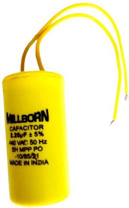 MILLBORN 2.25 MFD Fan Capacitor Electrolytic Capacitor