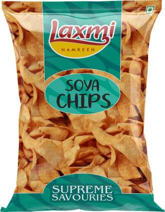 laxmi namkeen Tasty Soya Chips Snacks - 200 gm Chips