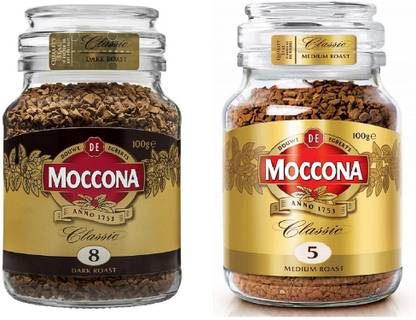 Moccona Coffee Espresso Freeze-Dried Instant Coffee 200g(Dark Roast, Decaffinated) Instant Coffee