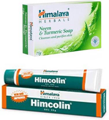 HIMALAYA himcolin gel + neem soap 75 gm