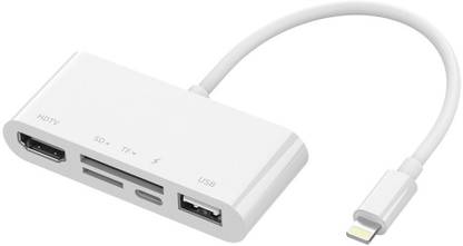 Tobo Lightning Cable 0.1 m TD-75215 Lightning-Multi-function extender 8 Pin Charging Video Converter