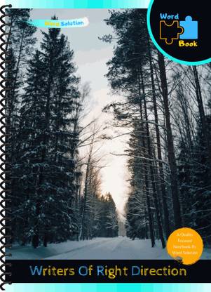Word Solution wordbook A4 Notebook Ruled 300 Pages