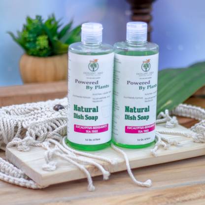 IRA Dish Soap|Bio-Enzyme | Eucalyptus, Tea Tree & Bergamot | Pack Of 2 | Dish Cleaning Gel