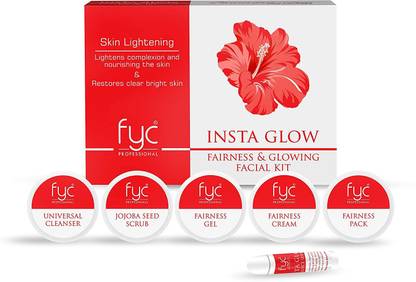 FYC PROFESSIONAL INSTA GLOW & FAIRNESS KIT 6 STEPS FACIAL KIT