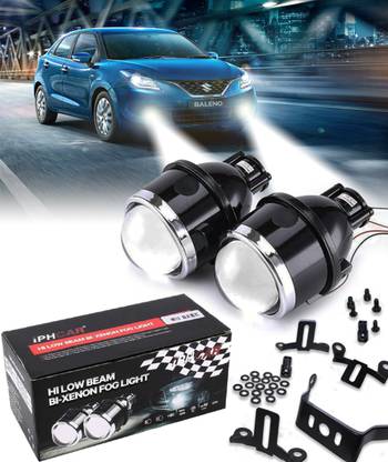 FABTEC HID Fog Lamp Unit for Universal For Car, Maruti Suzuki, Hyundai, Tata, Mahindra Universal For Car, Baleno, Swift, Swift Dzire, Tiago, Thar, Elite i20, i20, Amaze, Creta, Fortuner