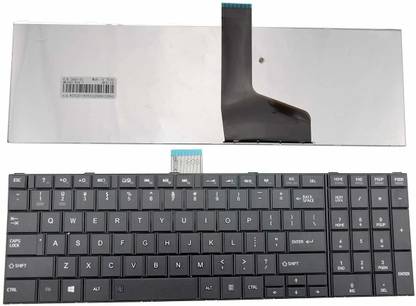 TechSonic Keyboard For Toshiba Satellite C850 C850D C870 C870D C855 L855 L875 L875D P855 Internal Laptop-size Laptop Keyboard Compatible with Desktop, Laptop, Mac
