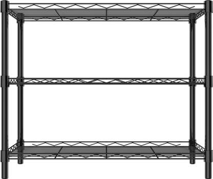 TUNEHOME Metal Open Book Shelf