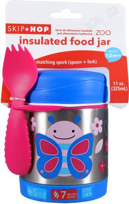 SKIP HOP Zoo Insulated Food Jar, BPA/Phthalate Free, Butterfly 1 Containers Lunch Box