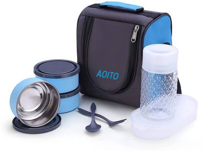 Flipkart.com | Aoito Smart Tasty Stainless Steel Lunch Box for Office