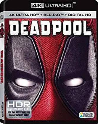 Deadpool (Uncut) [4K Ultra HD/Blu-ray] (2016) | Imported from USA | 20th Century Fox | 108 min | Action Comedy Dolby Atmos | Director: Tim Miller |Stars: Ryan Reynolds, Morena Baccarin, T.J. Miller [Blu-ray]