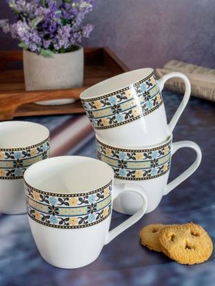 SONAKI Bone China Tea/Coffee (Set of 6pcs)SKY-M-A820 Bone China Coffee Mug