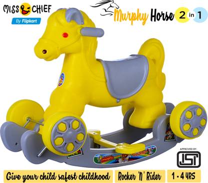 Miss & Chief by Flipkart MURPHY ROCKING AND RIDE ON 2 IN 1 HORSE TOY