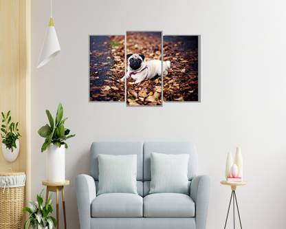 pug dog wall poster 3D Poster