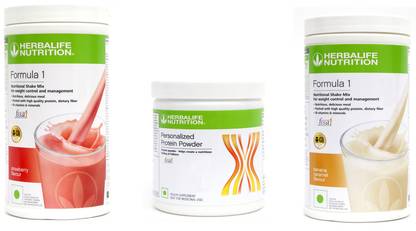 HERBALIFE Formula 1 Shake Strawberry & Banana Flavor With Protein Powder 200 Gram Protein Shake
