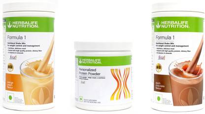 HERBALIFE Formula 1 Shake Orange Cream & Chocolate Flavor With Protein Powder 200 Gram Protein Shake