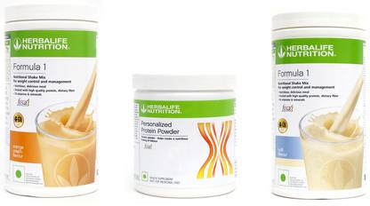 HERBALIFE Formula 1 Shake Orange Cream & Kulfi Flavor With Protein Powder 200 Gram Protein Shake