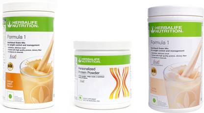 HERBALIFE Formula 1 Shake Orange Cream & Vanilla Flavor With Protein Powder 200 Gram Protein Shake
