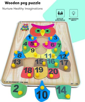 SHALAFI Math Puzzle Creative counting learning toy cubeGame Board Number Matching Blocks